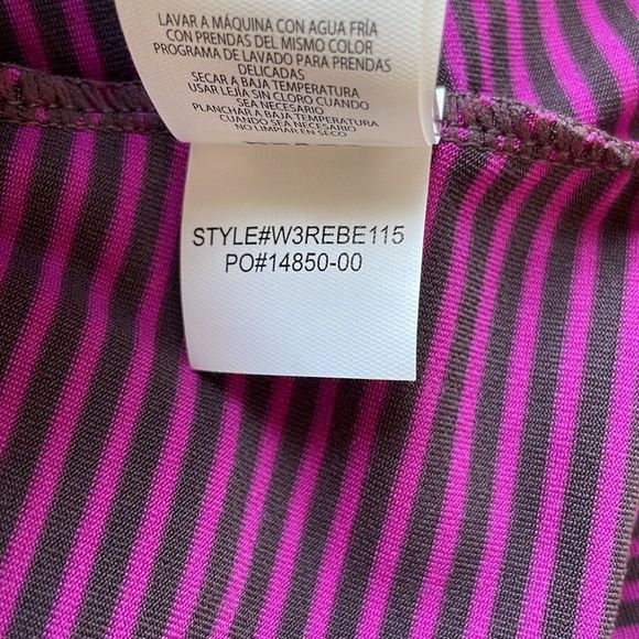 Prana Rebecca Dress in Vivid Viola. Purple with Brown Stripes. Size XL. NWT. - Picture 15 of 16